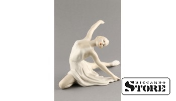 Figūriņa, balerīna, porcelāns, LZFI, 1950tie gadi, 11.5 cm