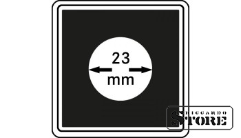 CARRÉE mündikapslid 23 mm, komplektis 4 kapslit