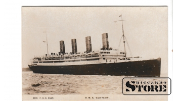 Старинная открытка "Aquitania" CSA340