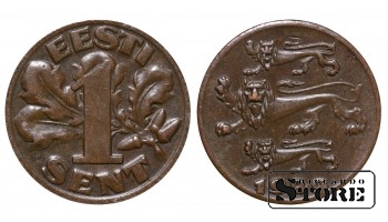 Эстония, 1 сент, 1929. год, бронза