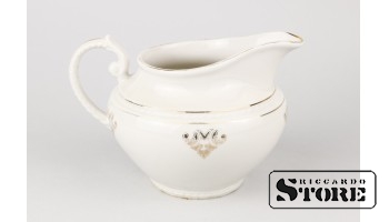 Молочник "Лайма", фарфор, Рига, Рижский фарфоровый завод, автор формы - Зина Улсте, 50-е годы, второй сорт CSA246