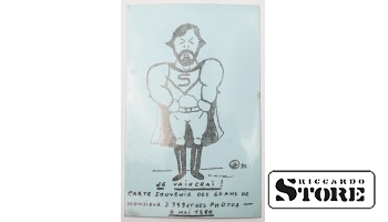 Vintage card Strongman. 20th century # NT350