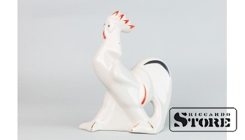 Статуэтка Петух, фарфор, Рига, Рижская фарфор-фаянсовая фабрика, 60е годы
