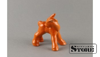 Статуэтка, Жеребенок , фарфор, Рига , Рижская фарфоровая фабрика, 60-е годы , 8,2 см