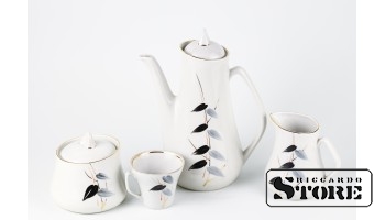 Фарфор , Кофейный сервиз , РИГА, РИЖСКАЯ ФАРФОРОВАЯ ФАБРИКА