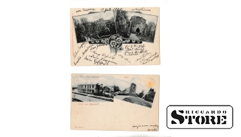 2 Старинные открытки "Здания Сигулды" 1902.год CSA554