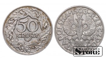 Польша, 50 гроши, 1923. год, никель