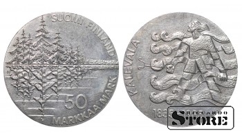 Финляндия, 50 марок, Калевала, 1985.год, Серебро CSAN 136