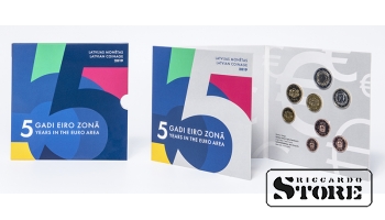 Latvian coinage 2019 "5 years in the euro area"