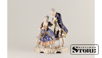 Statuette, Lovers, porcelain, Porcelain factory Wolfstedt, Germany, 19th century