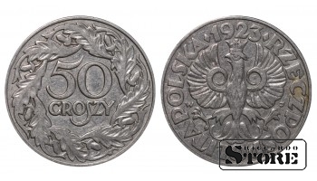 Польша, 50 гроши, 1923. год, никель