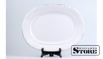 Фарфор, Блюдо , Рига, Фабрика М.С. Кузнецова , 20-е годы, 37,5 СМ