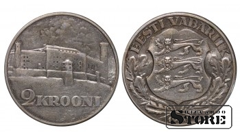2 эстонские кроны 1930 года