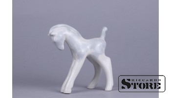 Статуэтка, Лошадка , фарфор, Рига , Рижская фарфоровая фабрика, 50-е , 12 см