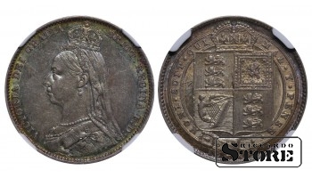 Ühendkuningriik, kuninganna Victoria (1837 - 1901), 1 šilling, 1890 aasta, hõbe, 5,66 g, KM#774