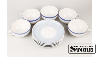 Чашки Марийка, фарфор, Рига, Рижский фарфоро-фаянсовый завод, автор формы - Таисия Полуйкевич, 1962-1968 год CSA176