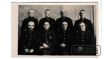 Старинная открытка "Латвийские солдаты" CSA351