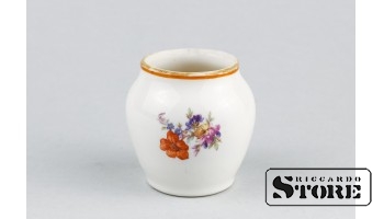 Ваза, фарфор, Рига, Рижский фарфоровый завод, 40-е годы , 7 cm , CSA702