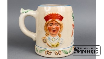 Пивной кувшин, РИГА, РИЖСКАЯ ФАРФОРОВАЯ ФАБРИКА , 13,5 CM