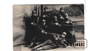 Старинная открытка "Латвийская артилерия" 1923.год CSA574
